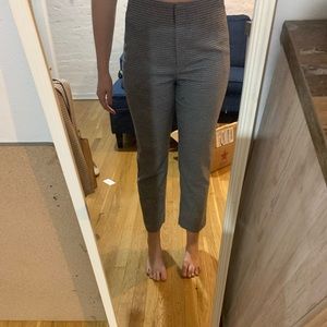 NWT Loft plaid ankle pants - size 6